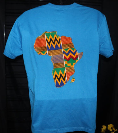 APP2 - Kente Africa Blue T-Shirt